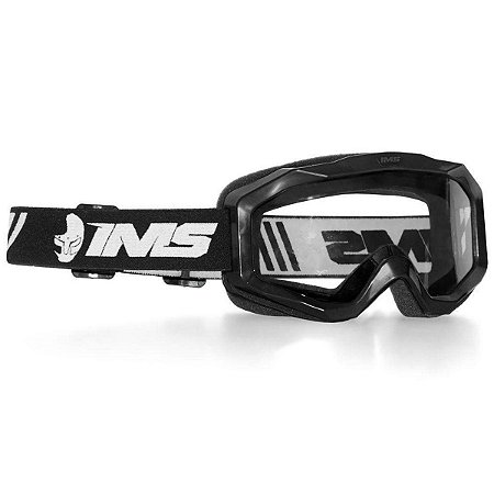 OCULOS MOTOCROSS TRILHA ENDURO IMS LIGHT PRETO