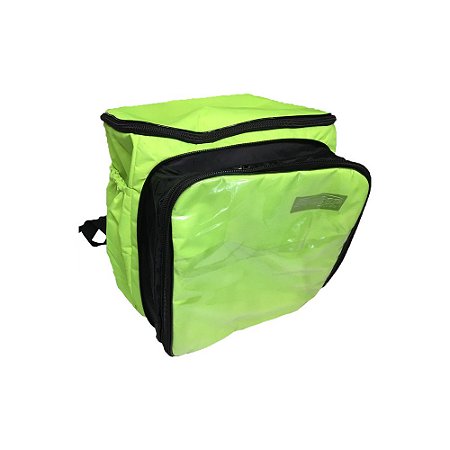 BOLSA BAG MOCHILA TERMICA LAMINADO MOTO VERDE FL PROTERCAPAS