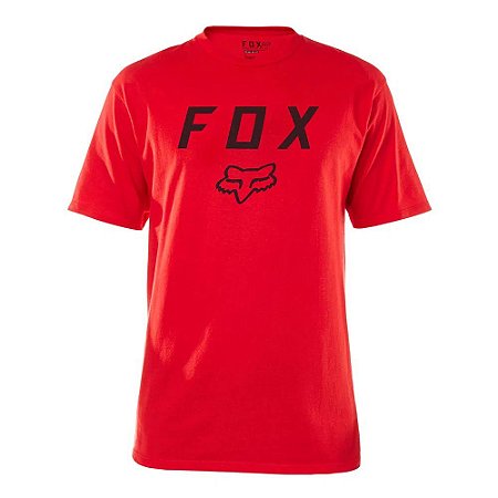 FOX LIFESTYLE CAMISETA LEGACY MOTH SS CHILLI VERMELHO TAM G