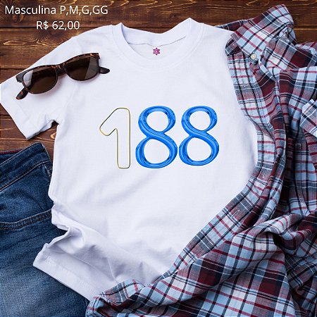 camisa 188 masculina