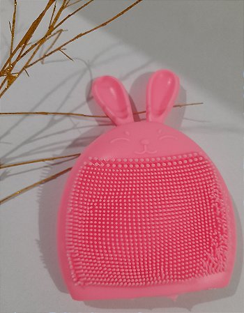 Esponja de Silicone para Limpeza Facial_Formato Coelho