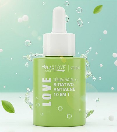 Sérum Facial_ Bioativo Antiacne com 10 ativos_Max Love