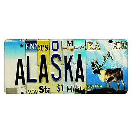 Placa Decorativa de Carro em MDF - Alaska