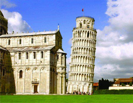 Placa Decorativa em MDF - Torre de Pisa Itália