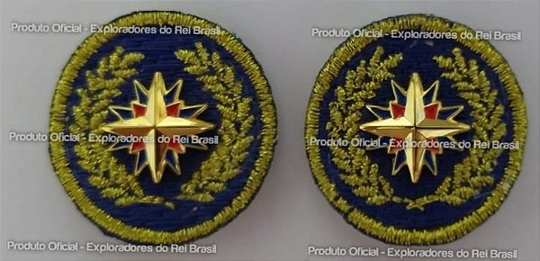Pin de Lapela Exploradores do Rei - Par Metal