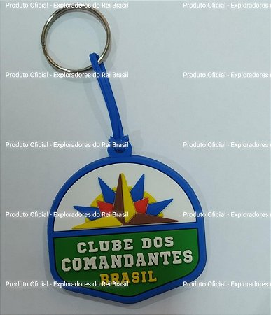 Chaveiro Emborrachado Clube dos Comandantes