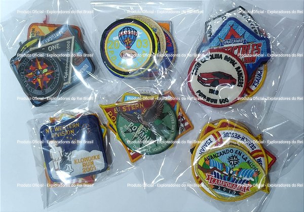 Kit Distintivos Colecionáveis