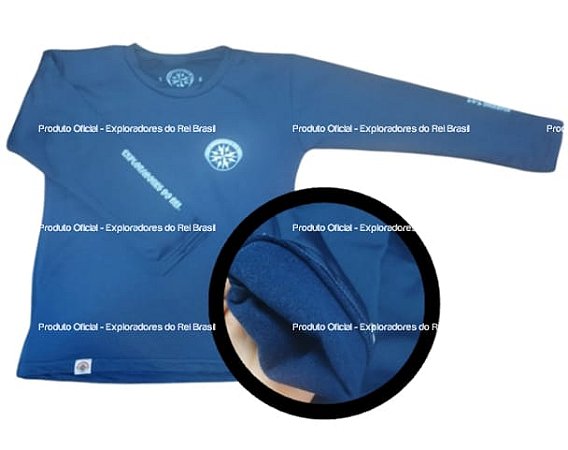 Camiseta Térmica Manga Longa ERB Azul