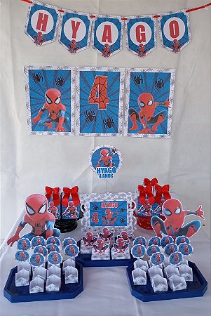 Kit Festa Só Um Bolinho Homen Aranha