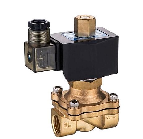VÁLVULA SOLENOIDE BUNA-N 1/2" NA 2/2 VIAS 2W160-15- FLUIDTEC