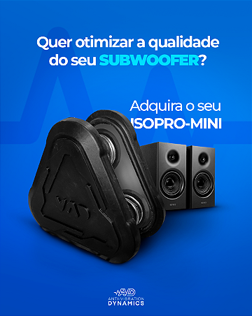 Base para Monitor ISOPRO-MINI-C3-01-B (Caixa com 4 Peças)