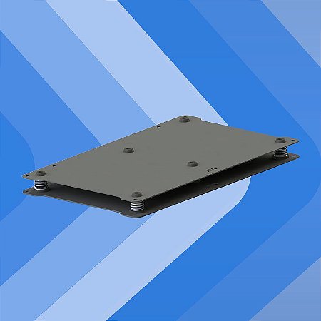 Base para Monitor de Áudio Modelo ISOPRO-SLIM-380X220-01 (Caixa vem com 2 bases)
