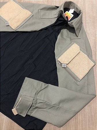 Camisa Combate Cinza M / G