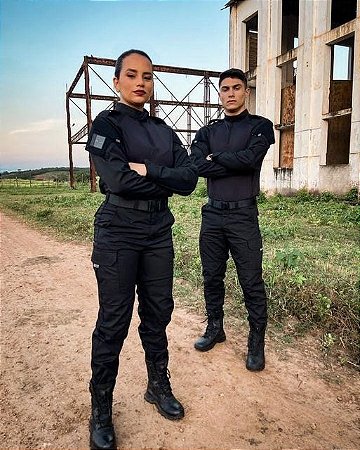 Fardamento Preto (camisa + calça)