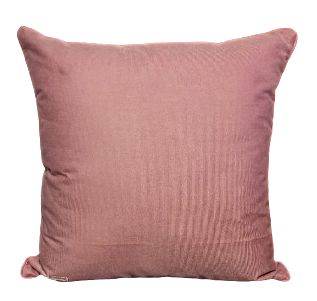 ALMOFADA LINHA AB SUEDE ROSE LISA 45X 45