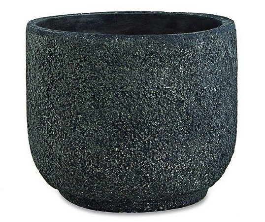 CACHEPOT PRETO MODELO AERADO G