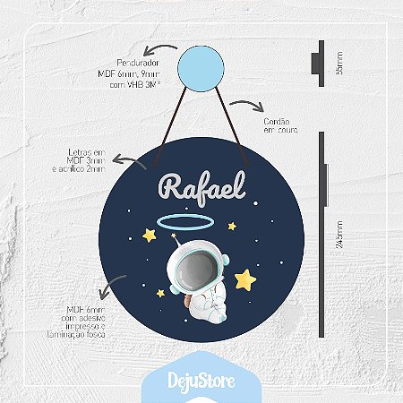 Porta Maternidade: Astronauta