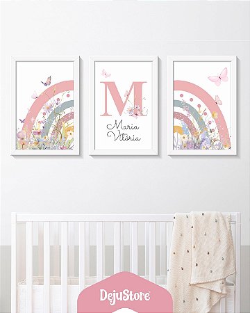 Kit Quadros: Arco-iris 01