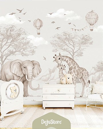 Papel de Parede Safari