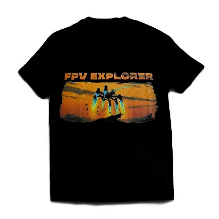 Camiseta FPV - Crate FPV Explorer (edição limitada) - Tamanho M