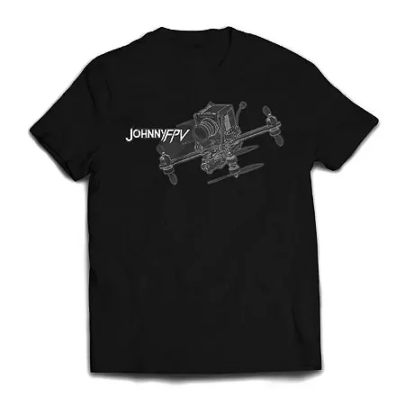 Camiseta FPVCrate -JohnnyFPV Banshee (edição limitada) - Tamanho M