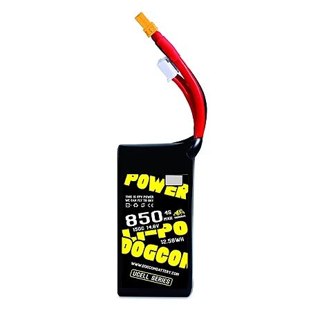 Bateria LIPO Dogcom 4s 850 mah 150c UCEL series