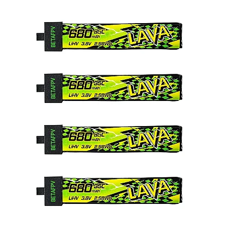 Bateria Lava 1s 680 Mah (pack com 4 unidades)