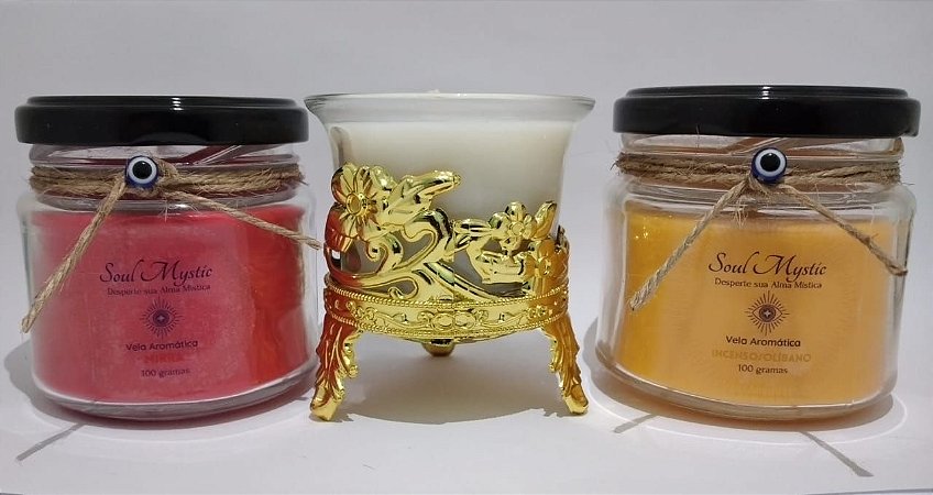 Kit de velas aromáticas 3 Reis Magos
