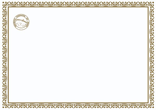 Papel Moeda Certificado A4 (Modelo 13 )