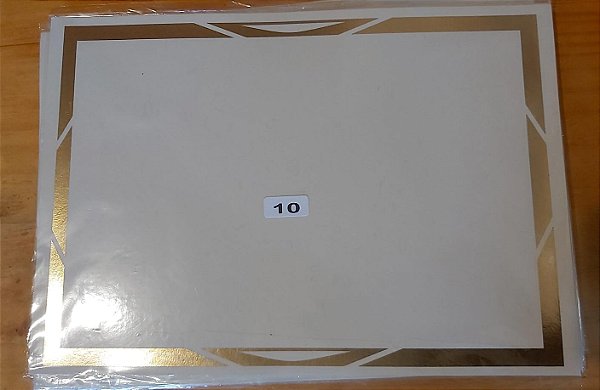 Papel Moeda Certificado A4 (Modelo 09 ) - LEIA A DESCRIÇÃO