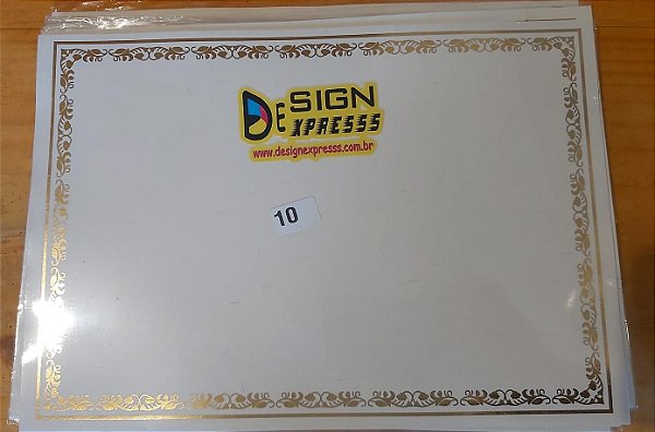 Papel Moeda Certificado A4 (Modelo 01 ) -  LEIA A DESCRIÇÃO