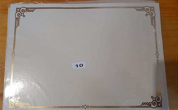 Papel Moeda Certificado A4 (Modelo 18 ) - LEIA A DESCRIÇÃO