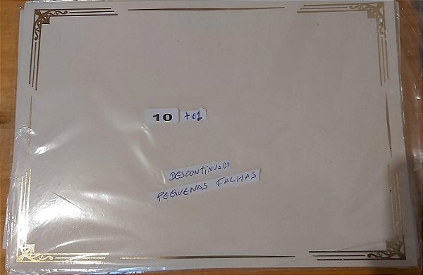 Papel Moeda Certificado A4 (Modelo 35 ) - LEIA A DESCRIÇÃO