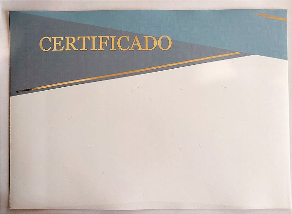 Papel Moeda Para Certificado Com Hotstamp Ouro - Mod.02
