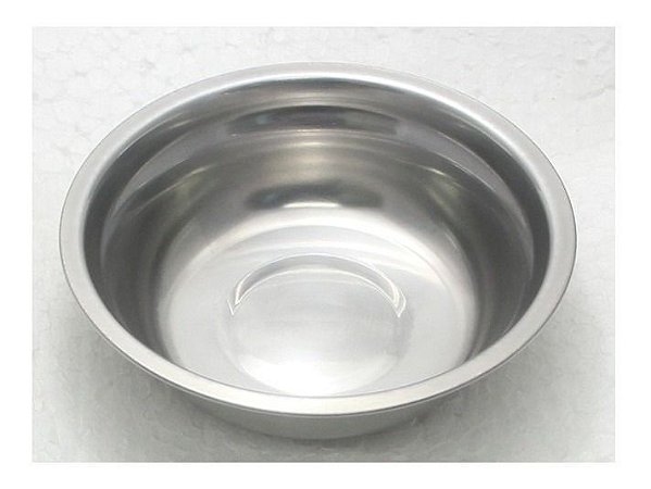 20 Tigelas Redonda Cumbuca em aço Inox 15cm Elite ELB0547-20