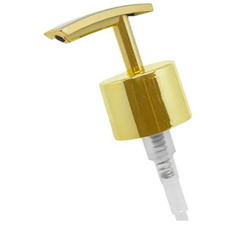 Válvula Luxo Dourada Pump Saboneteira Bico Pato Gel rosca 28
