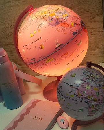 Globo 25cm Luminária PinkZoo 200