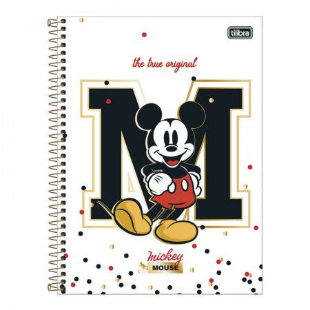 Caderno Mickey 1 Materia Tilibra M3