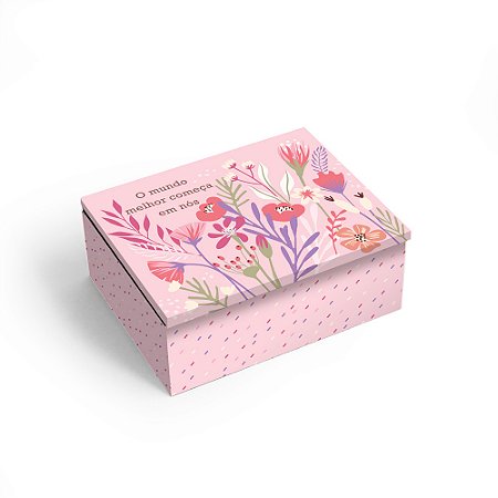 Porta Joais  Primavera P Papelaria LIane By Fina Ideia