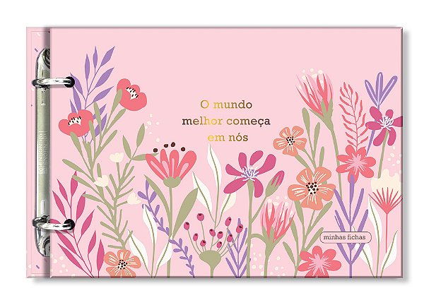 Porta Fichas Primavera Papelaria Liane  By Fina Ideia