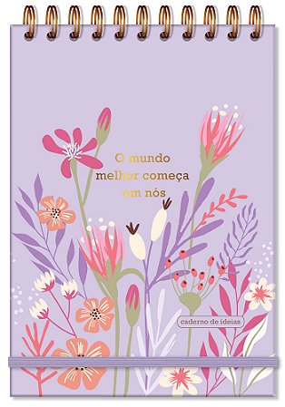 Caderno de Ideias Primavera Papelaria Liane By Fina Ideia