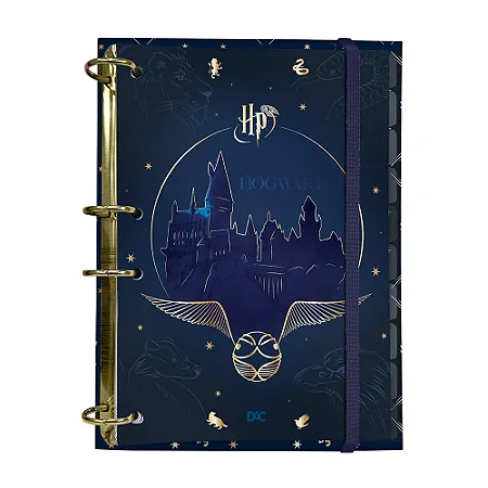 Fichário DAC Colegial Harry Potter 144 Folhas sem Lombo - 4565