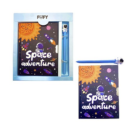 Kit Anotação Pequeno Astronauta Azul – Fofy