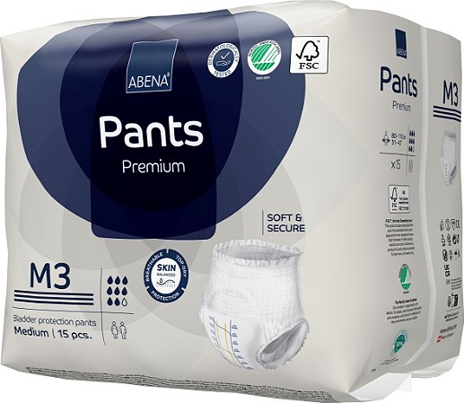 Roupa Íntima Adulto Abena Abri-flex Premium M3 15 Unidades