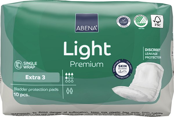 Absorvente Feminino Abena Incontinência Com 10 Unidades