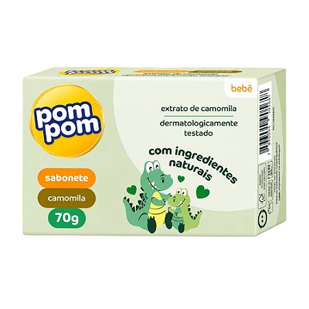 Sabonete em Barra Infantil PomPom Camomila 70g