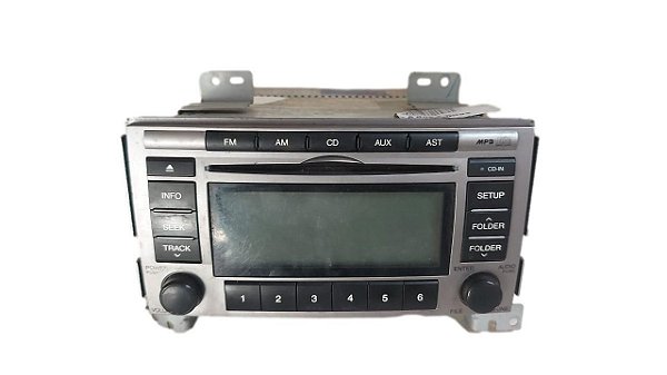 Radio Som Hyundai Santa Fé 2010/2012 Original 961802b130