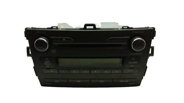 Radio Som Toyota Corolla 2008/2014 Original 8612002e80