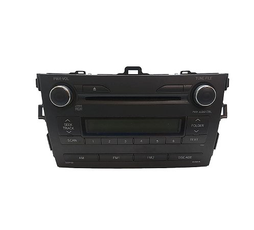 Radio CD Player Toyota Corolla 2010/2014 Original 8612002E080