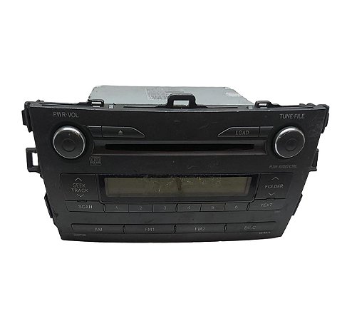 Rádio CD Player Toyota Corolla 2009/2013 8612002860A